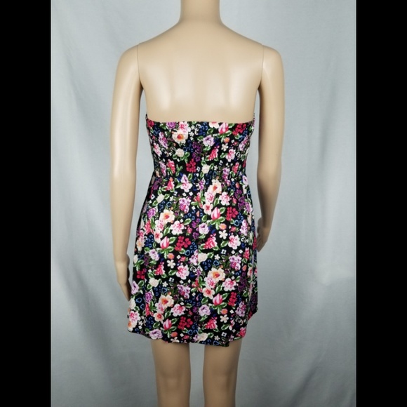 Say What? Floral Strapless Dress - Size L - UD10 - Picture 2 of 5